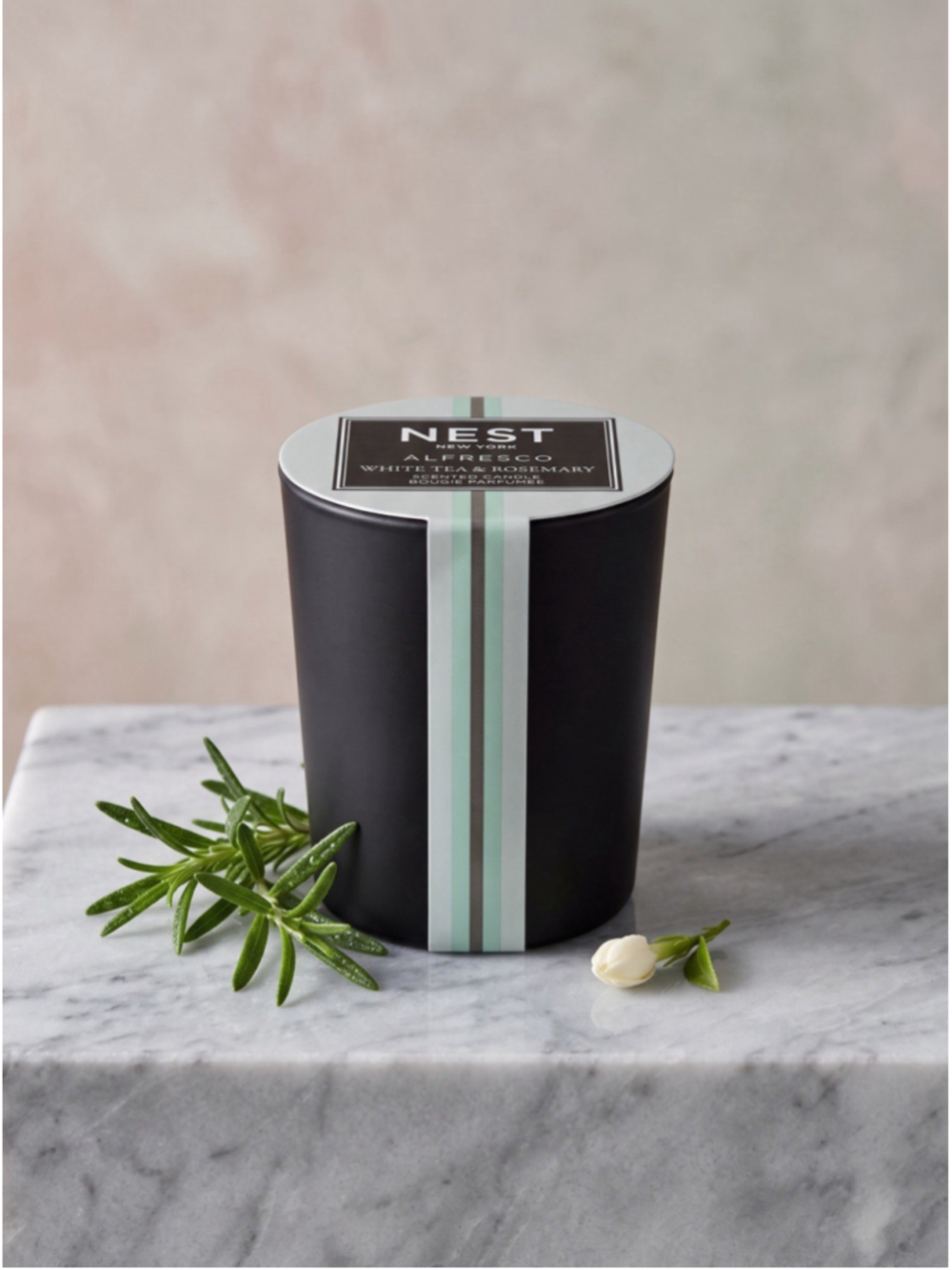 NEST New York Alfresco White Tea & Rosemary Scented Candle Mini 0.95 oz New